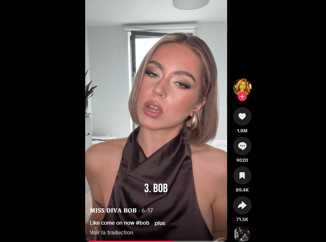 TikTok’s “FREAKED OUT” Bob Hair Trend