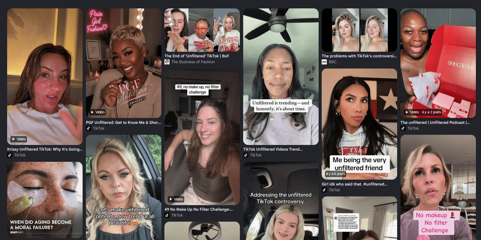 Authentic, Unfiltered Videos TikTok Trend