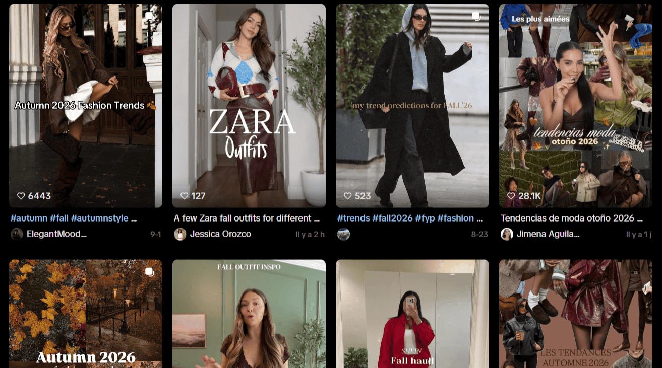 Fall 2026 Fashion Trends Take Over TikTok