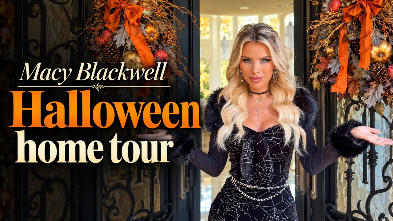 Macy Blackwell - Halloween Home Tour