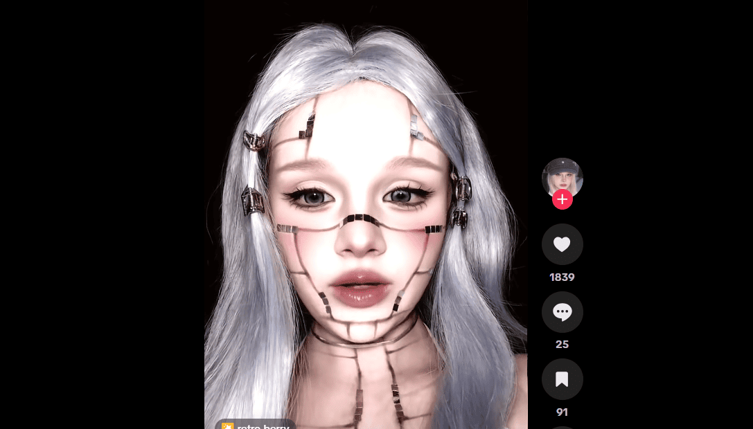 Cyberpunk Glitch Makeup 2026: Futuristic Douyin Beauty Inspiration