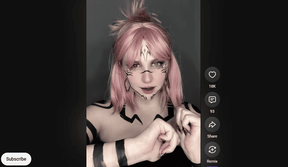 Sukuna Makeup Transformation: Recreating the Cursed King from Jujutsu Kaisen