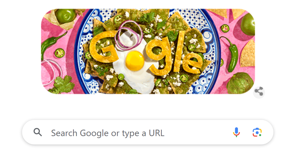 Google Celebrates Chilaquiles